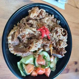 Donburi sukiyaki