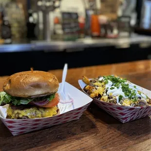 Build your own burger Loaded fries