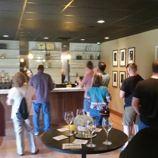 Inside the tasting room