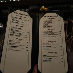 Cocktail Menu