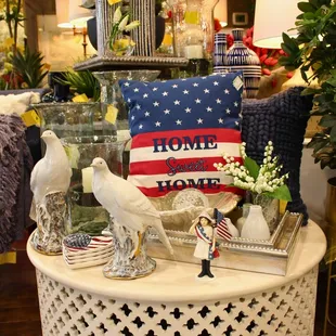Memorial Day and Fourth of July décor