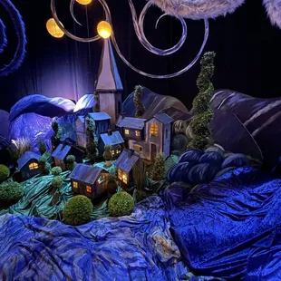 Village brought to life in the reception area