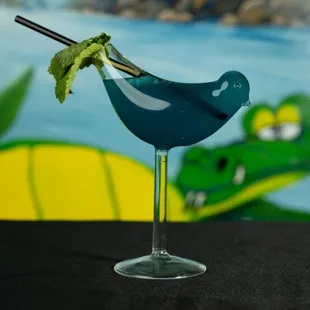 Blue Bird Mocktail Beyond Vegan Legally Different Sober Bar