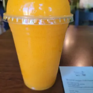 Spicy mango smoothie