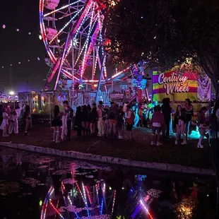 Ferris wheel by the lake