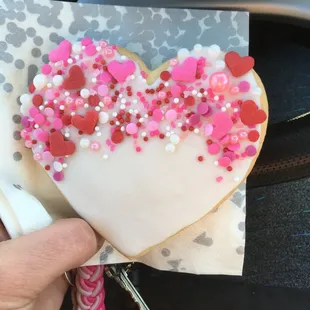 Service with a Valentine's Day treat!!