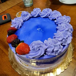 Beautiful taro cake but it was ok