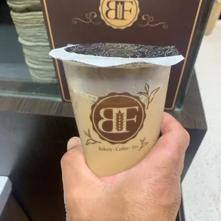 Coffee Milk Tea with Boba