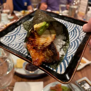 Unagi Avocado Hand Roll