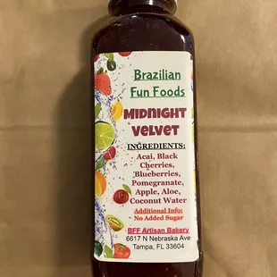 Juice, they have many different flavors, all without added sugar