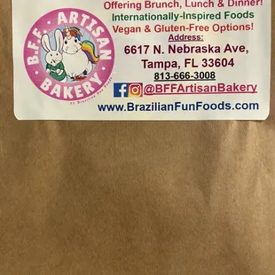 Business info, you can order online