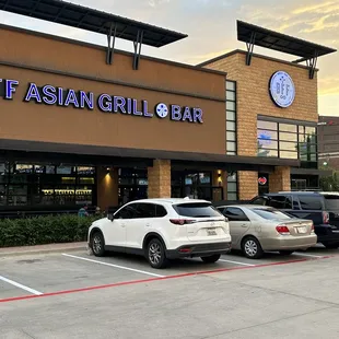 Inside and outside seating and bars