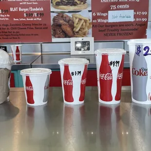 Cup sizes