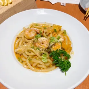 Kimchi Udon Noodles