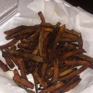 Burnt fries!!