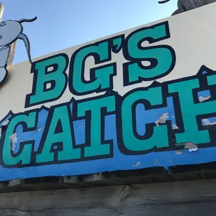 a sign for a restaurant