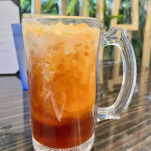 Thai ice tea.