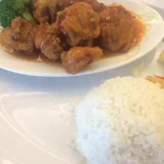 Orange Chicken Lunch Special