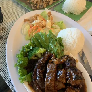 BBQ Pork Ribs Lunch Special