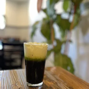Iced green tea