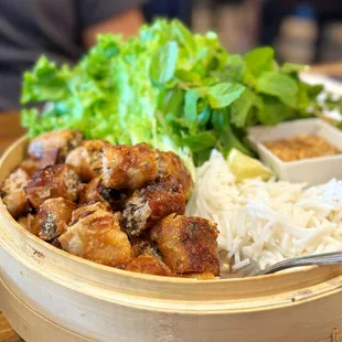 Fried Clear Rice Roll Wrap