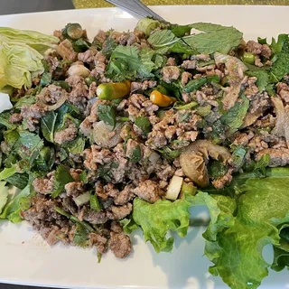 Lao Style Laab Seen Salad (Lao Beef Salad)