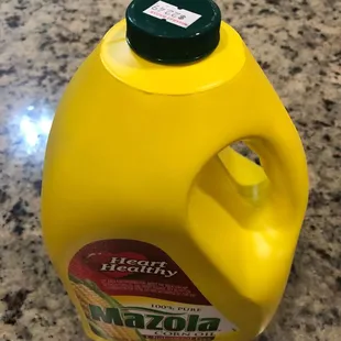 a gallon of mustard