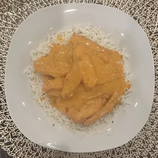 Butter Chicken and Basmati Rice