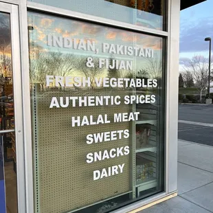 a store front window