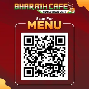 Scan to get access to our Menu