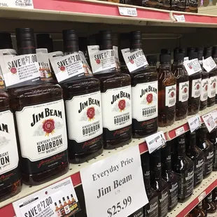 Great eveday price of Jim beam 1.75 $25.99