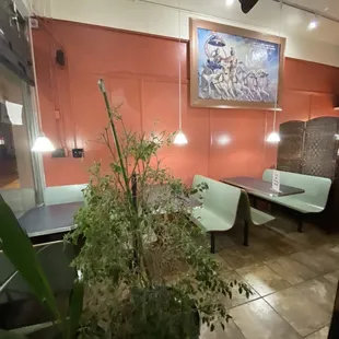 the interior of the restaurant