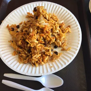 Bhel puri, really?