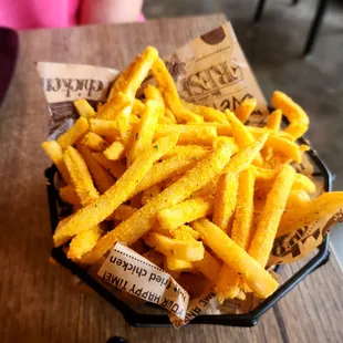 Bburing french fries