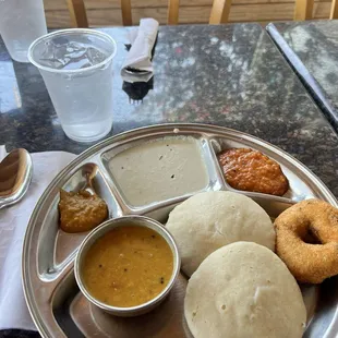 Delicious idly and medu