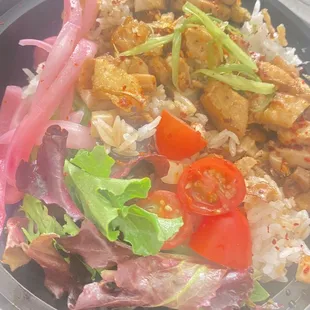 Vegan Tofu Mushroom Sisig