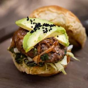 Bhoomi lamb burger