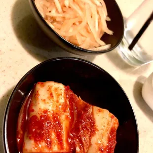 Gotta have the Kim Chee and the daikon