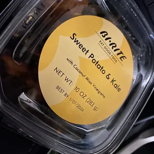 a container of sweets