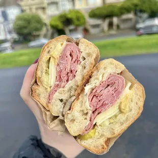 ham &amp; swiss sandwich from the deli | $13