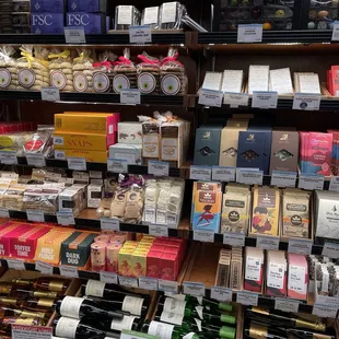 Various chocolates for sale at Bi-Rite Market on Divisadero Street in San Francisco.