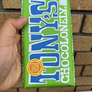 Tony&apos;s candy bar $6.99