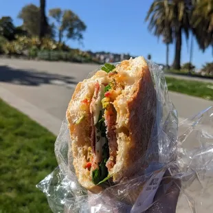 Genoa Salami and Provolone Sandwich ($12)