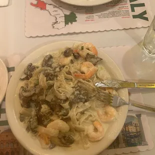 Shrimp Fettuccini