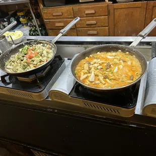 Someone&apos;s dinner being prepared
