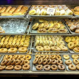 A small selection of fresh donuts