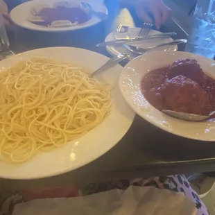 Spaghetti and Meatballs
