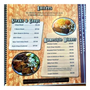 Entrees.Menu. Bialy&apos;s Cafe.Evergreen Park, IL. Old Fashion Family Diner. w/ Mexican Twist.  Breakfast/Lunch Nice Service Good Food. Cool!