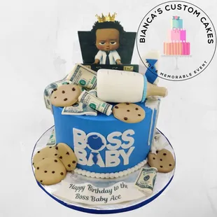 a cake for a baby shower