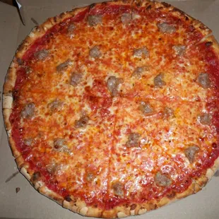 Double Thick Sausage Pizza